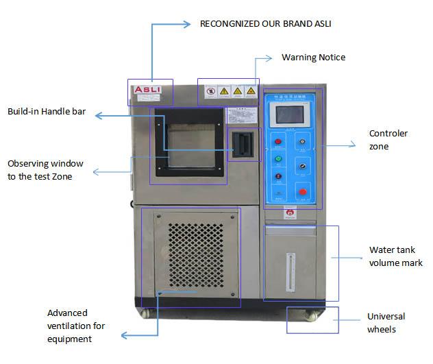 Camera criogenica programmabile di umidità e di temperatura